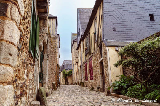 Une ruelle dans la Sarthe.